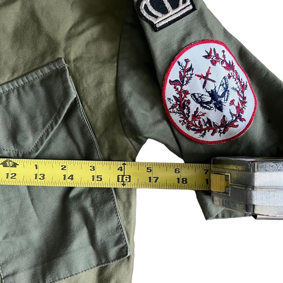 RAG & BONE Baldwin Shirt Jacket Olive Green Military Size XXS TTP Denim - Picture 9 of 15